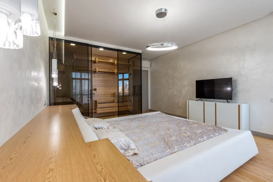 Giường bệp da công nghiệp kiểu châu Âu hiện đại cho phòng ngủ căn hộ Giường bệp da công nghiệp kiểu châu Âu hiện đại cho phòng ngủ căn hộ