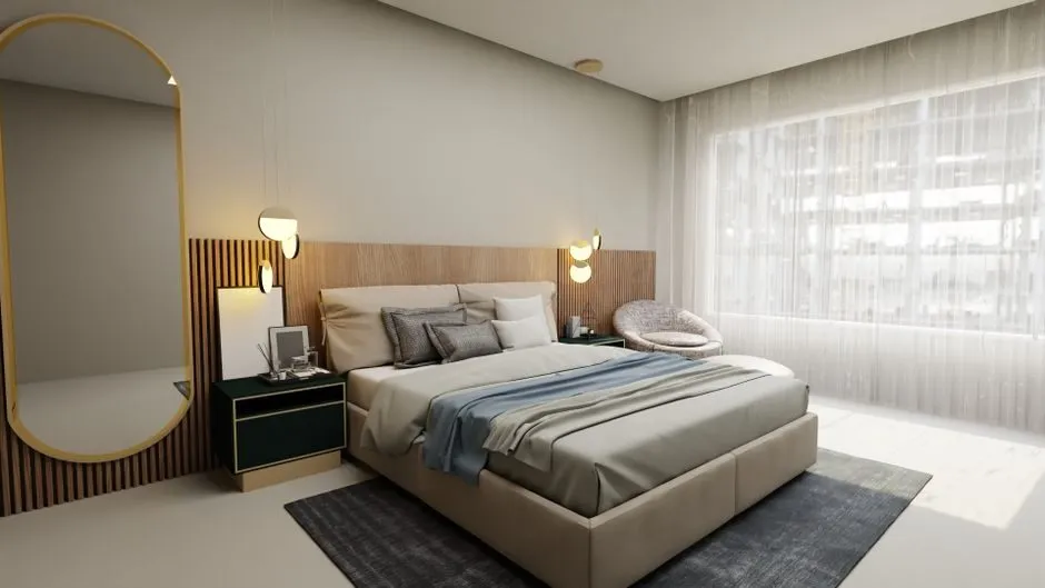 Giường ngủ có bệ nâng cao, nệm memory foam premium, chân kim loại sang trọng Giường ngủ có bệ nâng cao, nệm memory foam premium, chân kim loại sang trọng