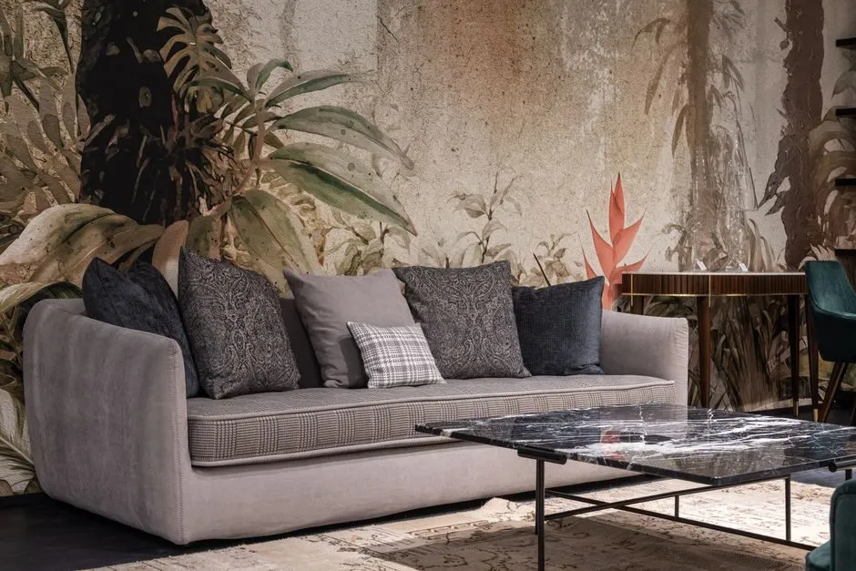 Sofa văng hiện đại màu xám tạo điểm nhấn sang trọng cho phòng khách Sofa văng hiện đại màu xám tạo điểm nhấn sang trọng cho phòng khách