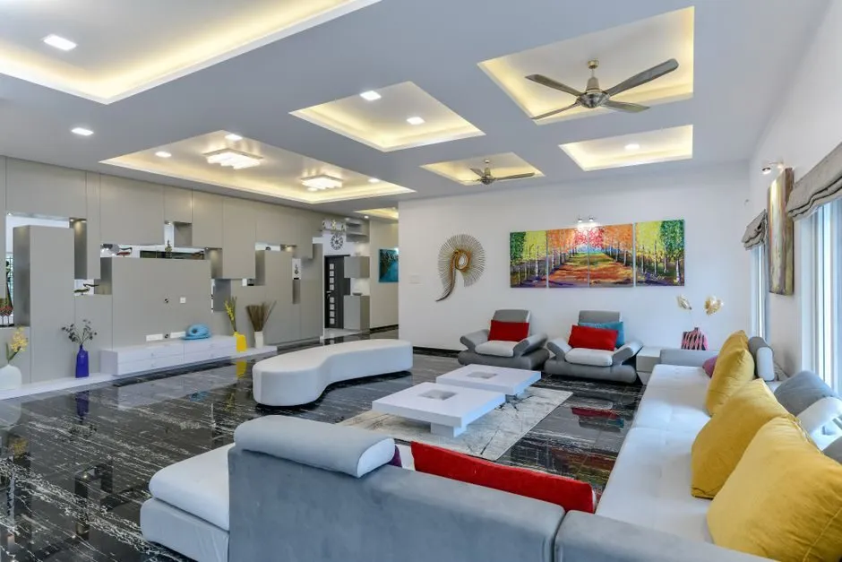 Chiếc sofa góc rộng rãi với vải nỉ mềm mại tôn lên không gian Chiếc sofa góc rộng rãi với vải nỉ mềm mại tôn lên không gian