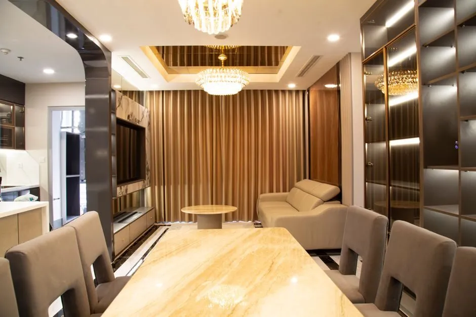 Trần thạch cao đơn giản cho căn hộ chung cư diện tích nhỏ